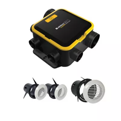 Image principale de Kit VMC simple flux autoréglable compact EasyHome avec grilles BIP