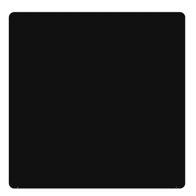 Plaque de protection sol noire 1 x 1 m