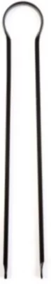 Pince de cheminée Dixneuf Tribu noire 50 cm