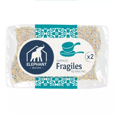Éponge grattante surfaces fragiles Élephant
