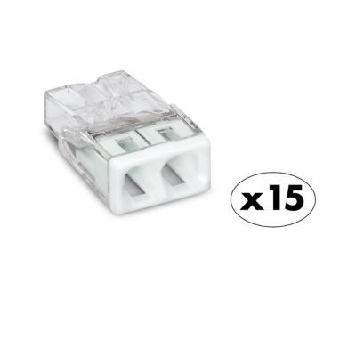 Lot de 15 mini bornes automatique 2 entrées