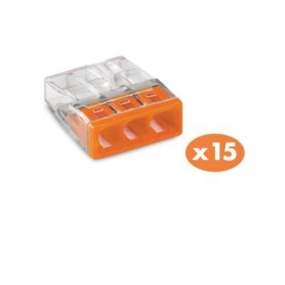 Lot de 15 mini bornes automatique 3 entrées