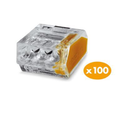 Lot de 100 bornes 3 fils