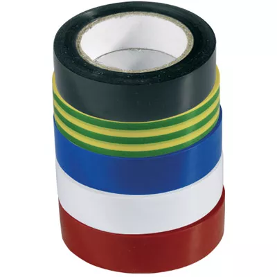 Set de 5 rubans isolant 19 mm x 20 m