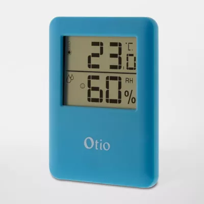 Thermomètre hygromètre digital intérieur Otio bleu