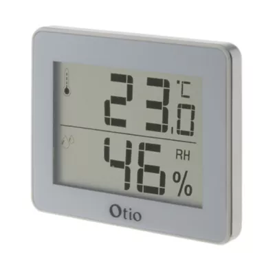Thermomètre hygromètre digital intérieur Otio blanc