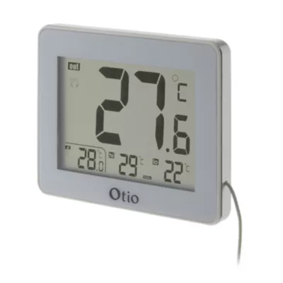 Thermomètre digital intérieur Otio blanc - Différentes fonctions