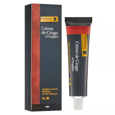 Crème de cirage anglais Henson & Co noir 50ml