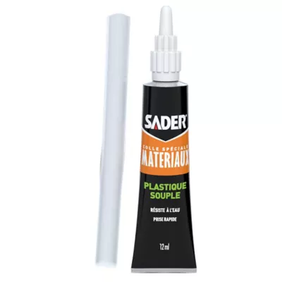 Colle Sader pour Plastique Souple Tube 12 ml