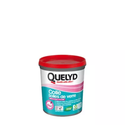 Colle toile de verre Quelyd pâte avec indicateur coloré 1kg