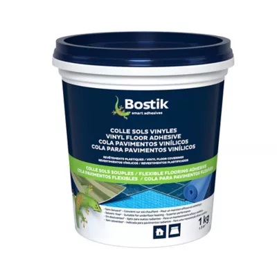 Colle Sols Souples Bostik pour Sols Vinyles - Revêtements Plastiques 1kg