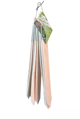 Étiquette à planter vendue par 10 en bois 30 cm Jany France