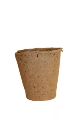 Godet de culture rond Jany 6 x 6,5 cm fibre de bois vendu par 36 pièces