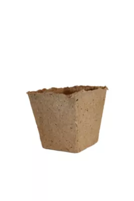 Godet de culture carré Jany 6 x 5,5 cm fibre de bois vendu par 20 pièces