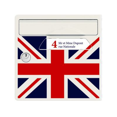 Porte de Boite aux lettres Union Jack