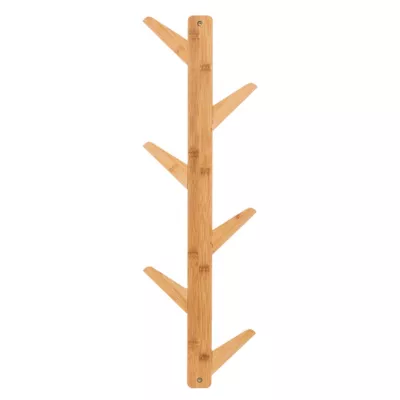 Patère murale de 6 crochets double sens L. 24 cm en bambou ,5Five