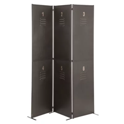Paravent pliable en casier métal Atmosphera