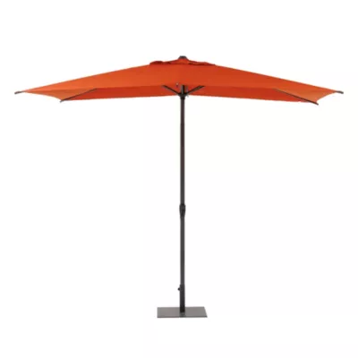 Parasol droit Loompa H.2,50m coloris ambre Hespéride l.300 x L.200 cm