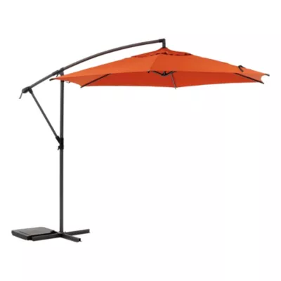 Parasol déporté Manoa H.2,50m coloris ambre Hespéride