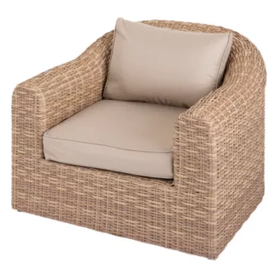 Fauteuil de jardin Moorea coloris savana Hespéride