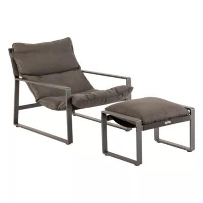 Fauteuil de jardin relax Lambinio graphite Hespéride