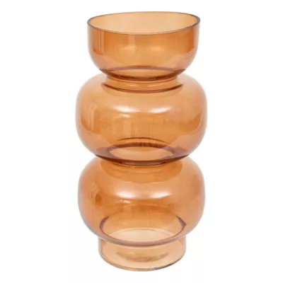 Vase en verre Be Vintage ambré H.25cm Atmosphera