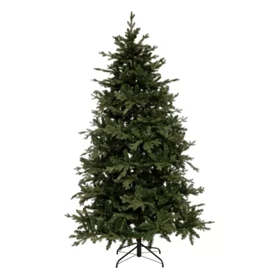 Sapin de Noël artificiel vert Richland H.210 cm support inclus