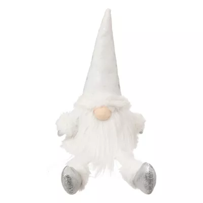Gnome assis blanc 46cm Feeric Light & Christmas