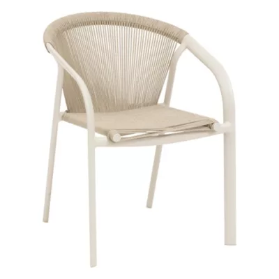 Fauteuil de jardin Riu muesli et argile Hespéride