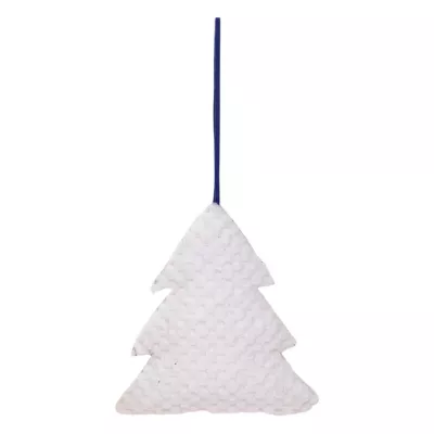 Suspension de noël sapin blanc 11cm Feeric Light & Christmas