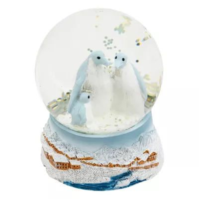 Boule à neige pingouins 65mm Feeric Light & Christmas