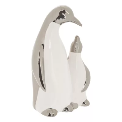 Décoration de noël pingouins céramique H.14,5cm Feeric Light & Christmas
