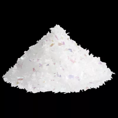 Neige artificielle en copeaux irisés brillante 300g