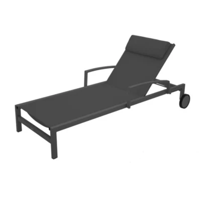 Transat Ocala coloris anthracite Hespéride L.197 cm