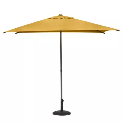 Parasol Droit Carré 2,5x2,5m Soya Jaune Moutarde Hespéride