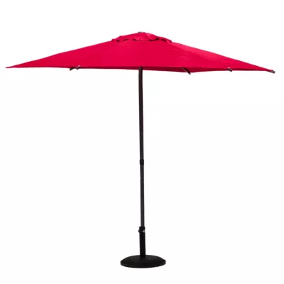 Parasol Droit Carré Soya grenade 2,7m Hesperide