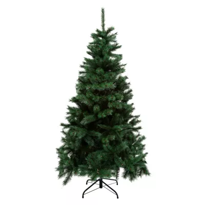 Sapin de Noël artificiel vert Windy H.152 cm support inclus