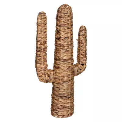 Cactus en jacinthe L.36,5 x H.75 x 16,5 cm