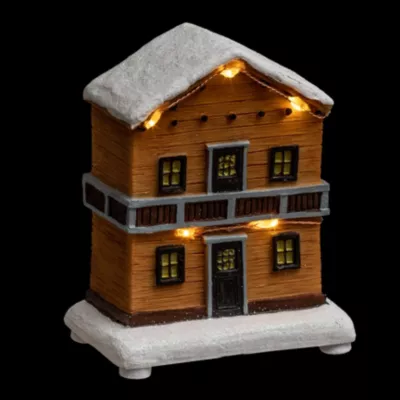 Village de Noël petit chalet L. 30,5 cm