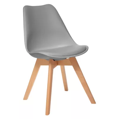 Chaise de table Baya Atmosphera H.81 cm gris clair