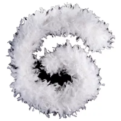 Boa de plumes blanc 180cm Feeric Light & Christmas