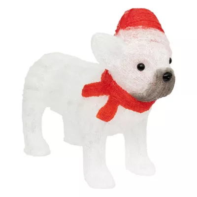 Décoration de noël extérieur chien lumineux H.37cm Feeric Light & Christmas