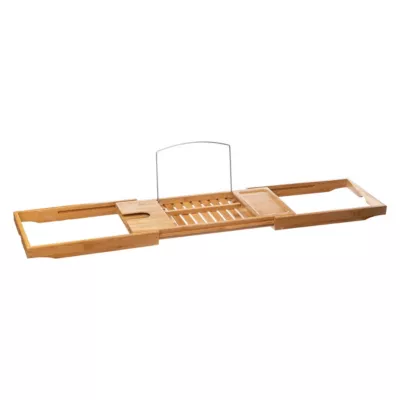 Pont de baignoire extensible l.70/105 x P.22,1 cm bambou 5Five
