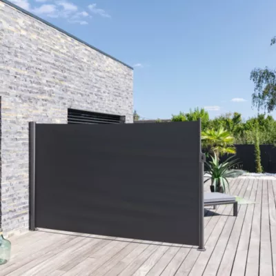 Brise vue Antao gris l.300 x H.180 cm Hespéride