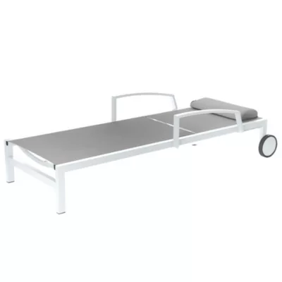 Transat Ocala coloris noisette et blanc Hespéride L.197 cm