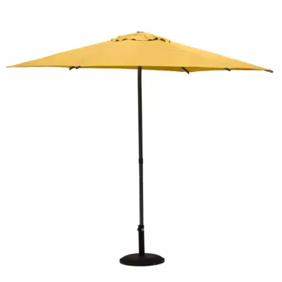 Parasol Droit Carré Soya moutarde 2,7m Hespéride