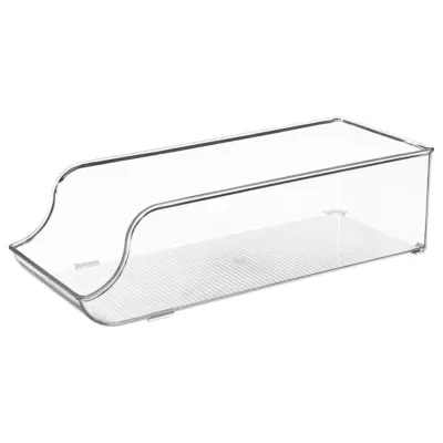 Bac de rangement en plastique transparent pour réfrigérateur 9 canettes