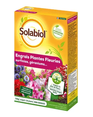 Engrais géranium fleuri Solabiol 750g