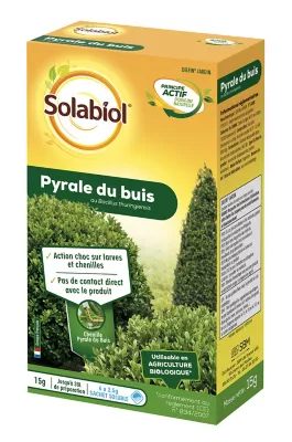 Insecticide pyrale du buis SOLABIOL 6 x 2,5g