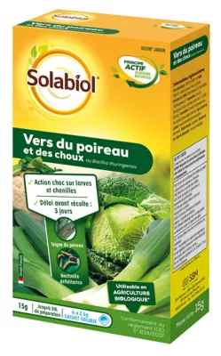 Vers du poireau et des choux Solabiol 6 x 2,5g